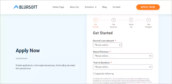 Blursoft Application Form
