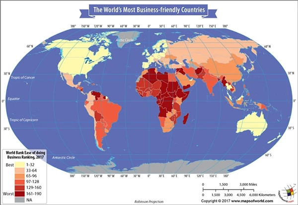 business friendly countries