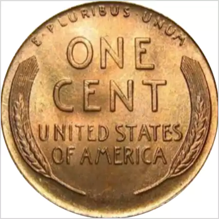 1945 Wheat Penny Value D types