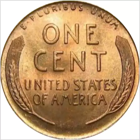 1945 Wheat Penny Value S types