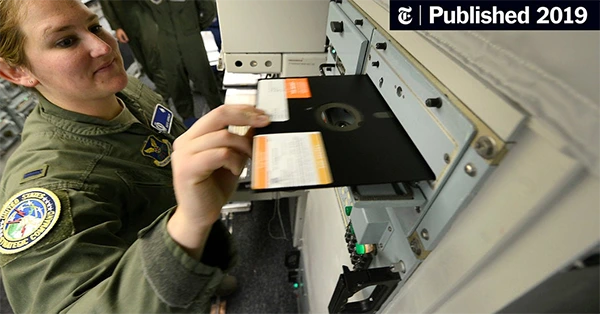 NASA once used an 8-inch floppy disk to control spacecraft