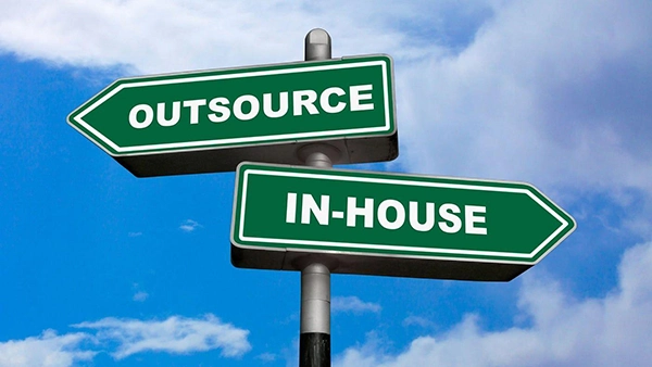 in house vs outsourced