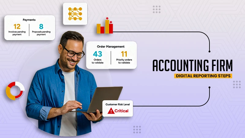 accounting firm digital reporting steps