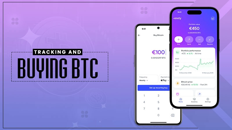 tracking and buying btc