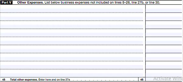 add accurate other expenses