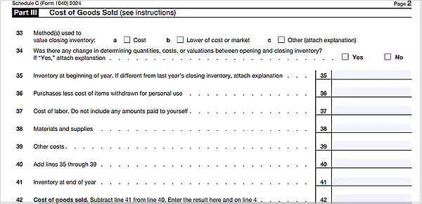 calculate Cost of Goods Sold