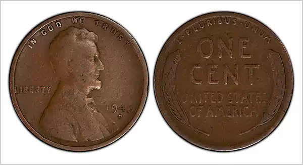 1946 D Wheat penny