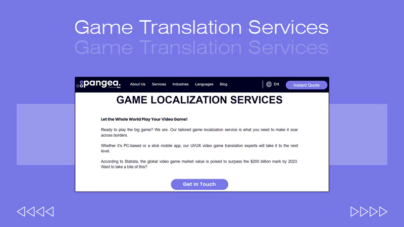 Game Translation Services