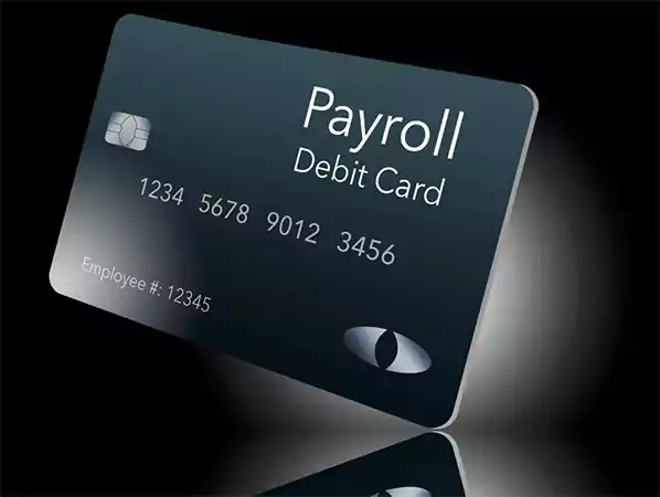Payroll debit card