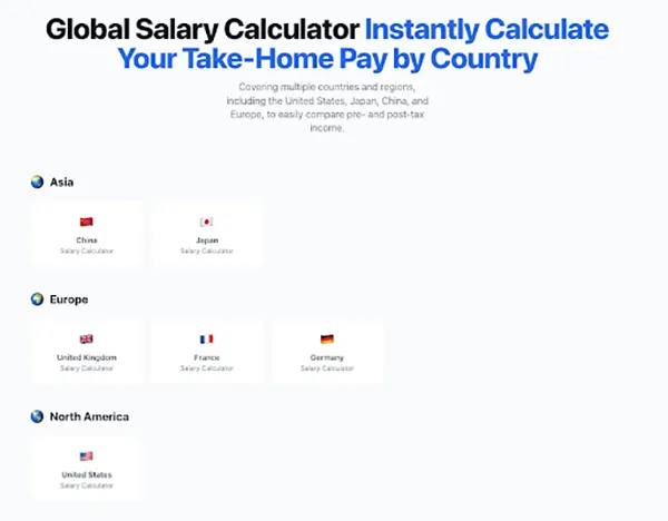 global salary calculator